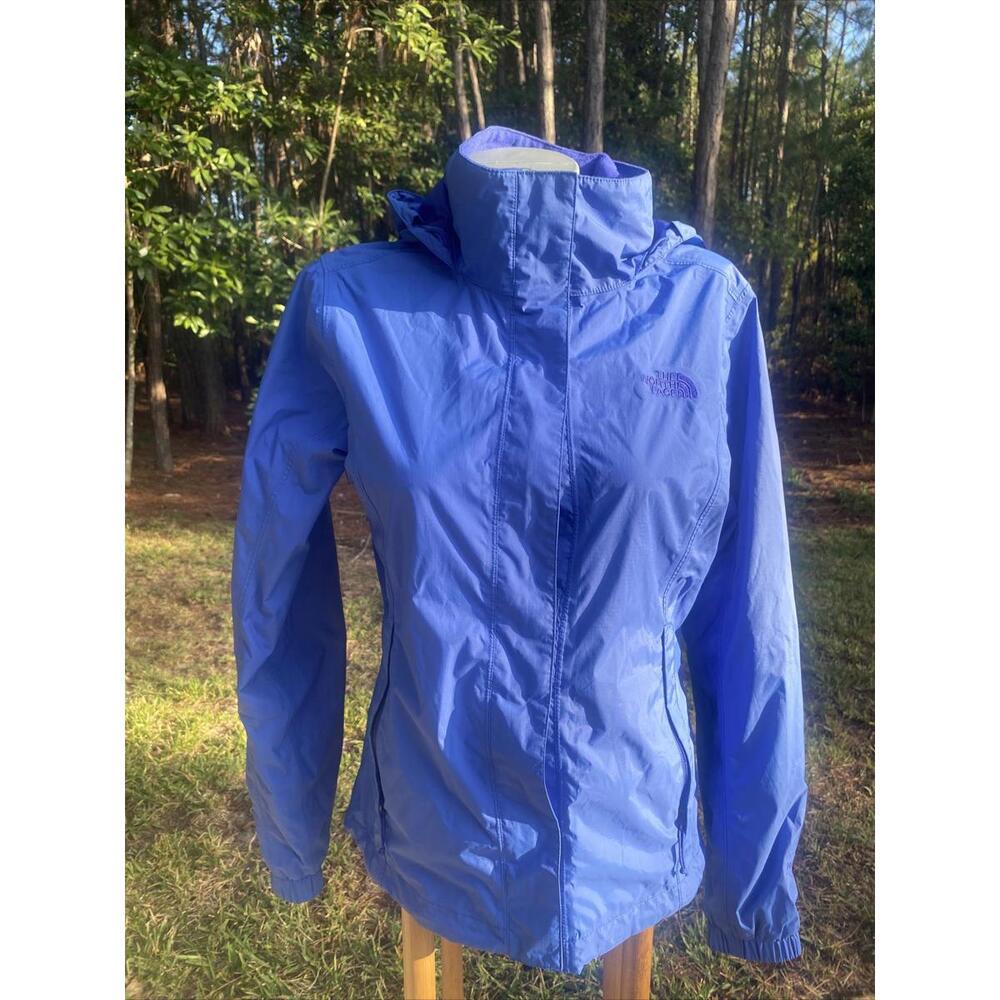 The North Face Jacket Light Blue Small Windbreaker Hyvent Womens Warm Outerwear